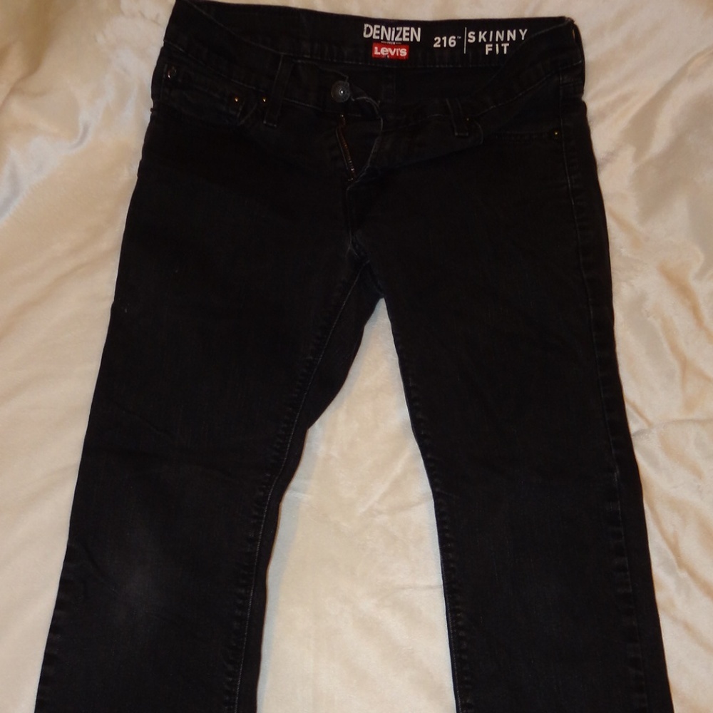 Levis 216 Denizen jeans - skinny fit 30x30 - black